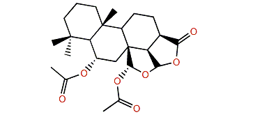 6a,17a-Diacetoxy-15,17-oxidospongian-16-one